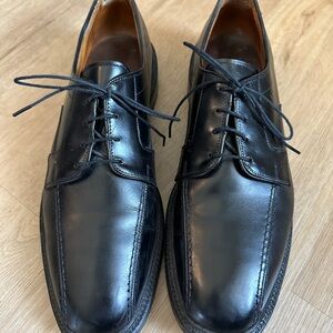 Allen Edmonds Black Split-Toe Derby Shoes
